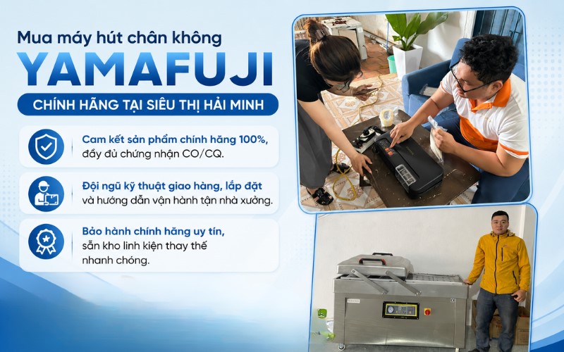 Máy hút chân không Yamafuji - Giải pháp cho nông sản ĐBSCL