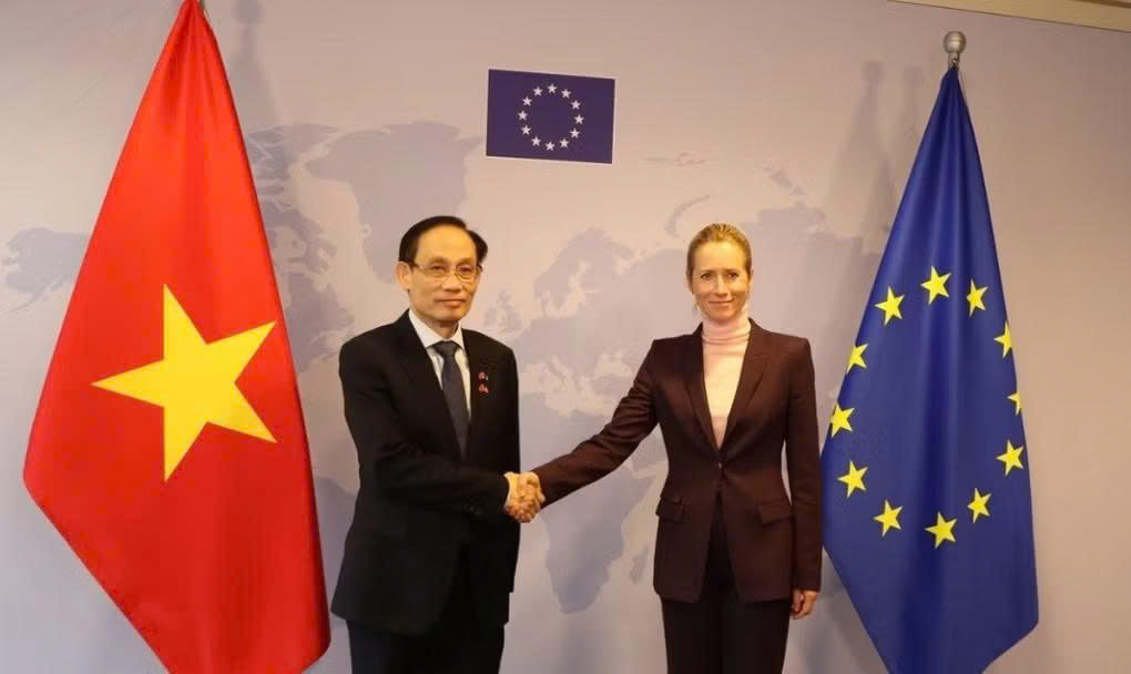 Bộ trưởng Ngoại giao Lê Hoài Trung gặp Đại diện cấp cao EU về chính sách đối ngoại và an ninh Kaja Kallas